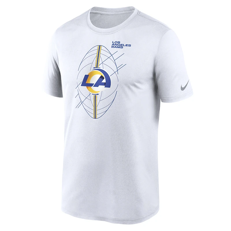 T-shirt Nike Los Angeles Rams Legend Icon Performance blanc pour homme