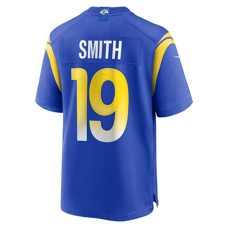 Nike Xavier Smith Royal Los Angeles Rams Maillot de match à domicile pour homme