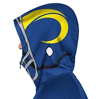 Men's Pro Player Royal/Gold Los Angeles Rams Helmet Full-Zip Hooded Track Jacket