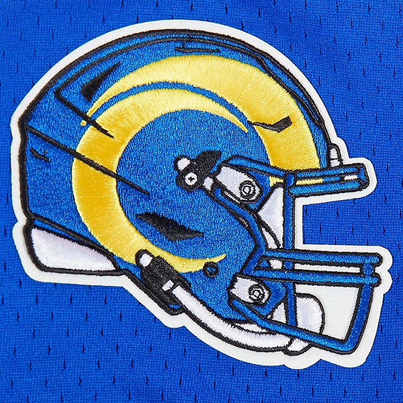 Maillot de baseball boutonné en maille Pro Standard Puka Nacua Royal Los Angeles Rams pour hommes