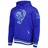 Sweat à capuche en polaire classique rétro Pro Standard Royal Los Angeles Rams pour hommes