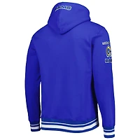 Sweat à capuche en polaire classique rétro Pro Standard Royal Los Angeles Rams pour hommes