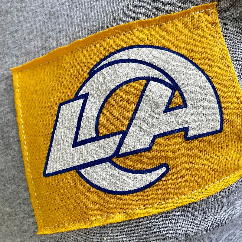 Men's Refried Apparel Gray Los Angeles Rams Sustainable Angle Long Sleeve T-Shirt