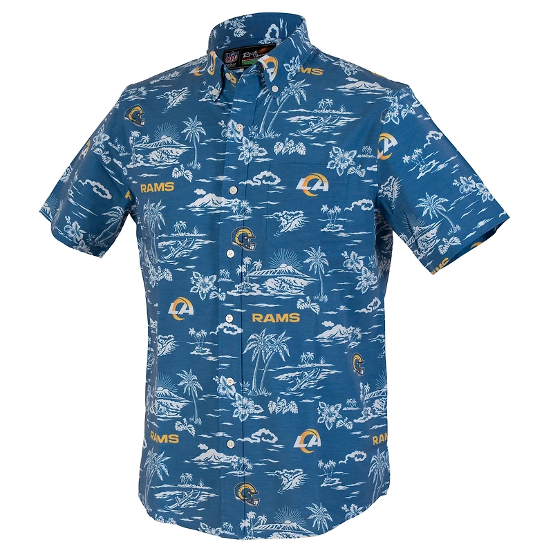 Chemise boutonnée Reyn Spooner Royal Los Angeles Rams Kekai Performance pour homme