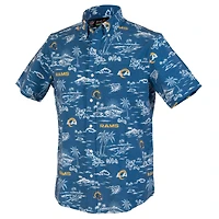 Chemise boutonnée Reyn Spooner Royal Los Angeles Rams Kekai Performance pour homme
