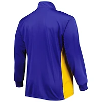 Haut à quart de zip Royal Los Angeles Rams Big & Tall pour homme