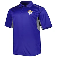 Polo pour homme Royal Los Angeles Rams Big & Tall Team Color