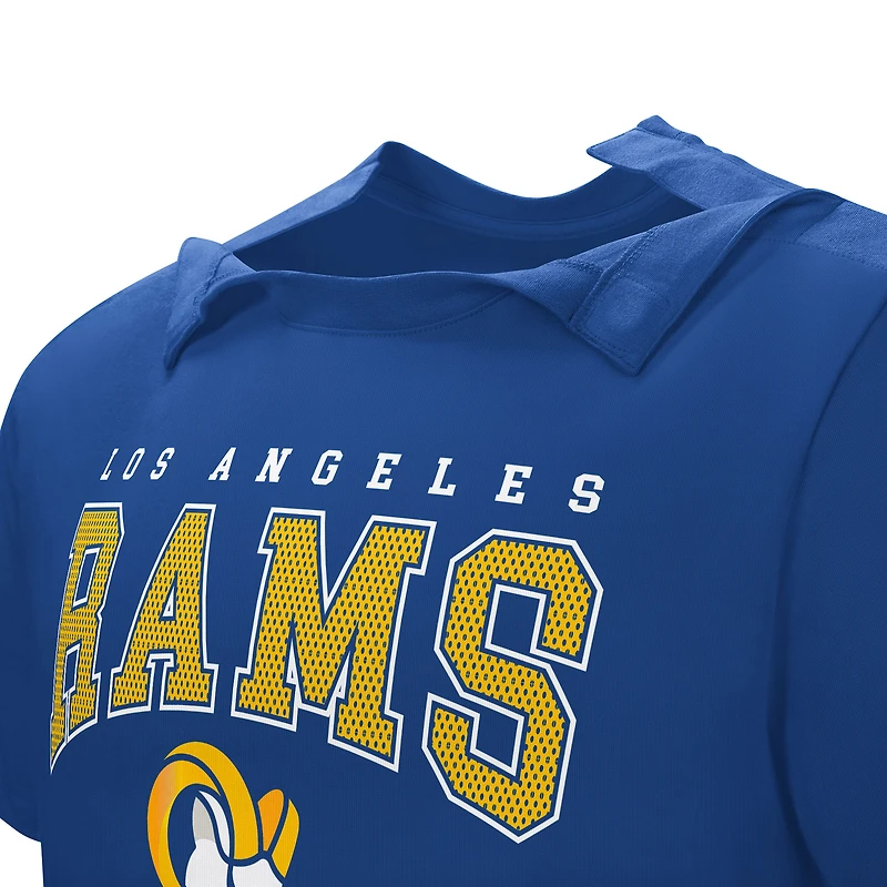 Men's  Royal Los Angeles Rams Home Team Adaptive T-Shirt