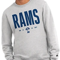 Sweat-shirt Starter Ash Los Angeles Rams Port & Co pour homme