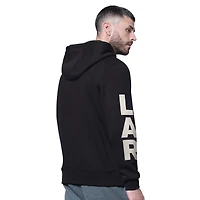 Sweat-shirt à capuche en polaire noir Starter pour homme des Los Angeles Rams Handoff