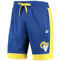 Short de mode préféré des fans Los Angeles Rams Starter Royal/doré pour homme