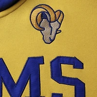Sweat à capuche entièrement zippé Starter Royal/Gold Los Angeles Rams Winning Team pour homme