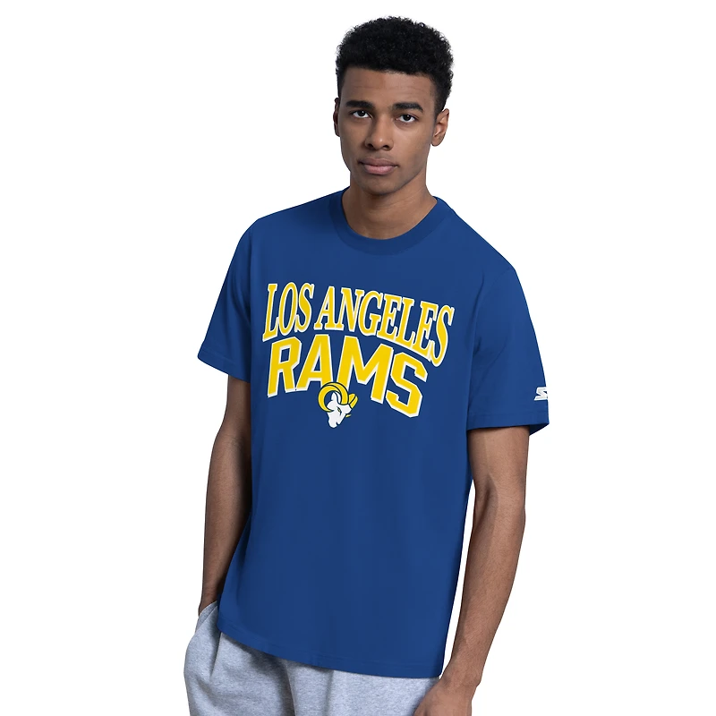 Men's Starter Royal/Gray Los Angeles Rams Two-Pack Logo T-Shirt Set