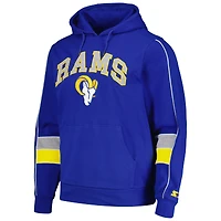 Sweat à capuche Starter Royal Los Angeles Rams Captain pour hommes
