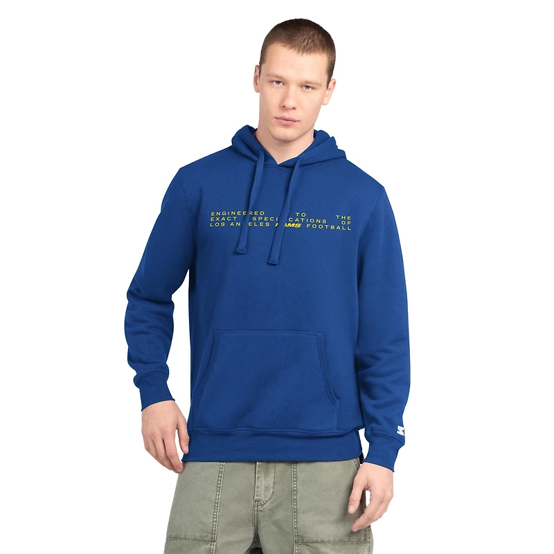 Sweat à capuche Starter Royal Los Angeles Rams Prime Time pour homme