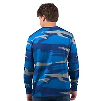 T-shirt à manches longues pour homme Starter Royal Los Angeles Rams Thursday Night Gridiron