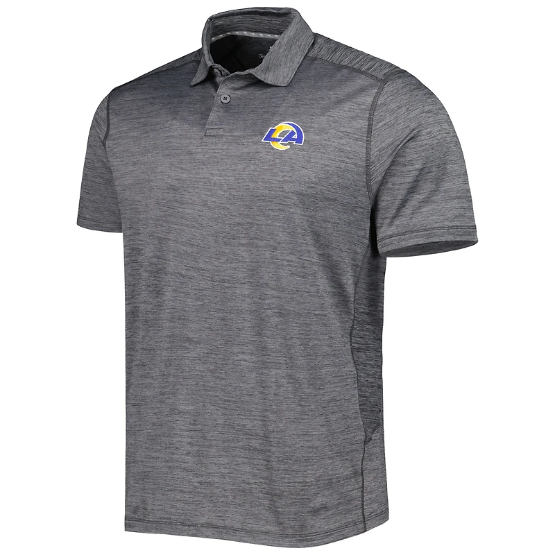 Polo Los Angeles Rams Delray Frond IslandZone Tommy Bahama charbon de bois pour homme