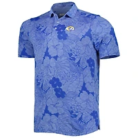 Men's Tommy Bahama Royal Los Angeles Rams Big & Tall Miramar Blooms Polo