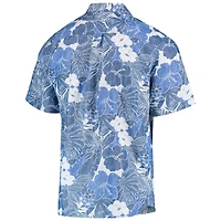 Chemise boutonnée Tommy Bahama Royal Los Angeles Rams Coconut Point Playa Floral IslandZone pour hommes
