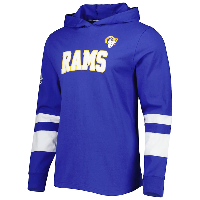 Men's Tommy Hilfiger Royal/White Los Angeles Rams Alex Long Sleeve Hoodie T-Shirt