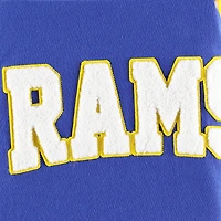 T-shirt à capuche manches longues Tommy Hilfiger Los Angeles Rams Alex pour homme, bleu roi/blanc