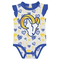 Ensemble 2 pièces pour nouveau-né et bébé Los Angeles Rams Happy Hearts