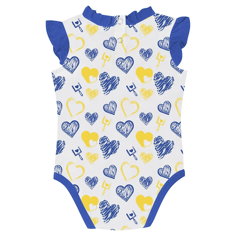 Ensemble 2 pièces pour nouveau-né et bébé Los Angeles Rams Happy Hearts