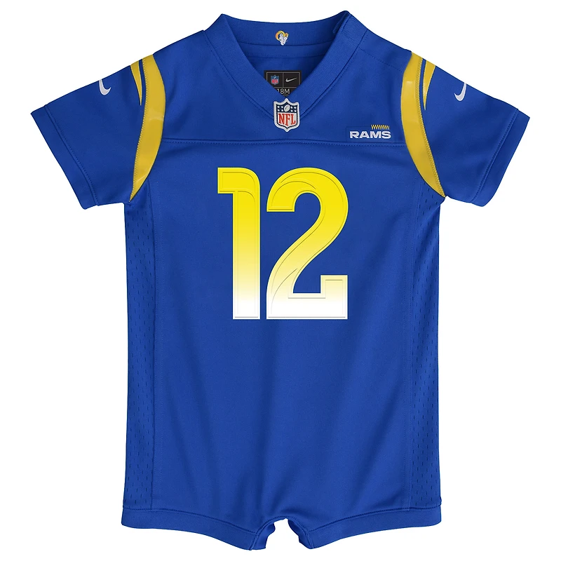 Maillot Nike Puka Nacua Royal Los Angeles Rams Game pour nouveau-né et nourrisson
