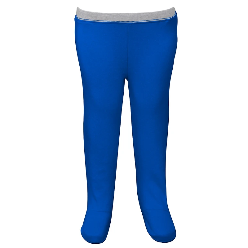 Ensemble pantalon et chapeau pour nouveau-né bébé blanc/royal Los Angeles Rams Dream Team