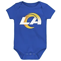 Ensemble 3 pièces pour nouveau-né Outerstuff Los Angeles Rams Little Tike