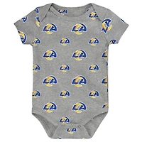 Ensemble 3 pièces pour nouveau-né Outerstuff Los Angeles Rams Little Tike