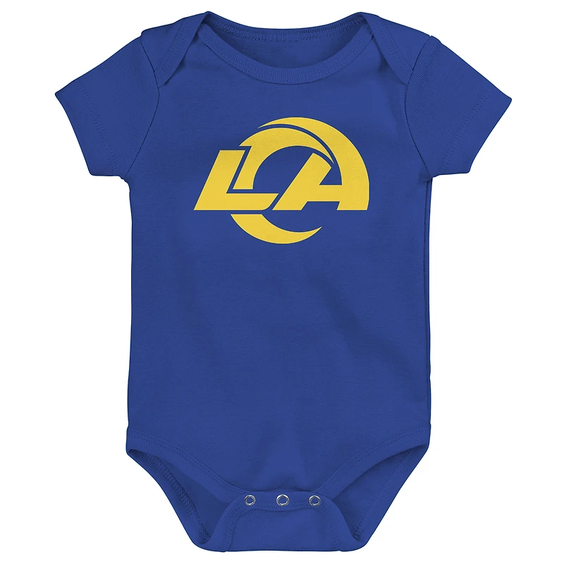 T-shirt pour nouveau-né Outerstuff Royal Los Angeles Rams avec logo principal