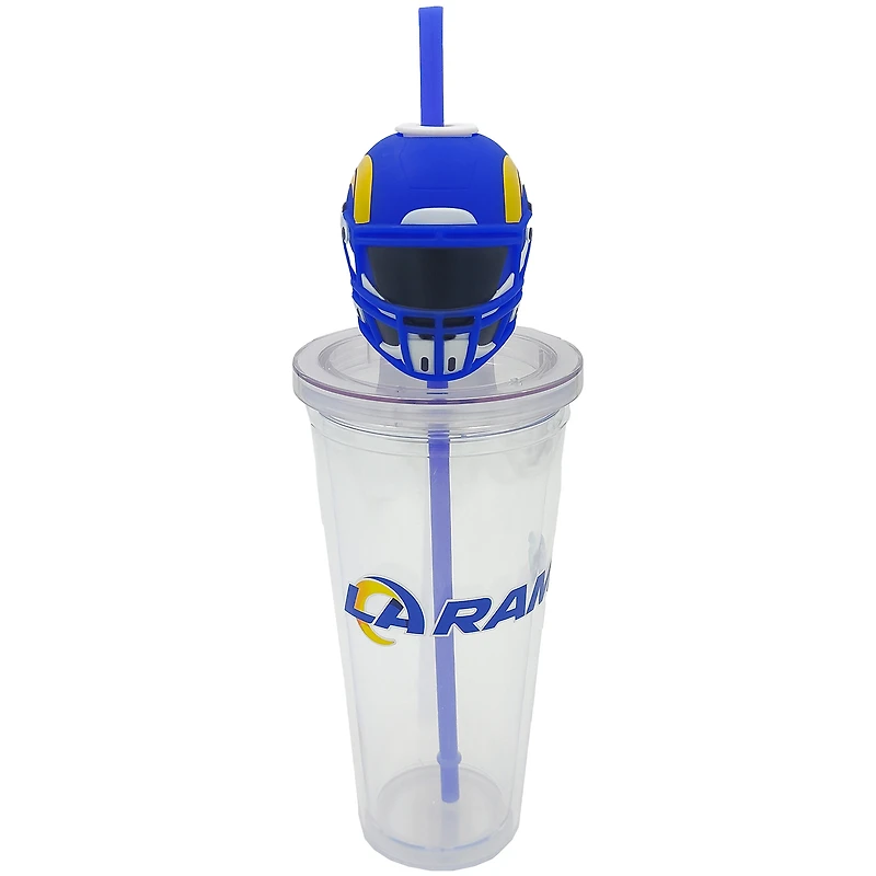 Couvercle mascotte Pegasus Los Angeles Rams 24oz. Tasse à siroter