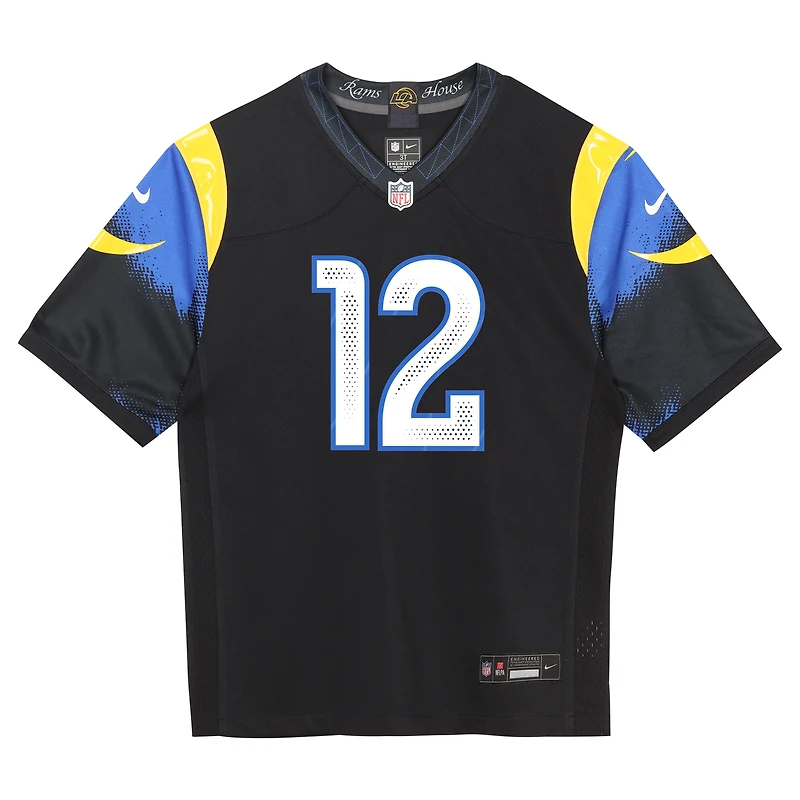 Maillot de match Nike Puka Nacua bleu nuit 2025 pour enfant d'âge préscolaire