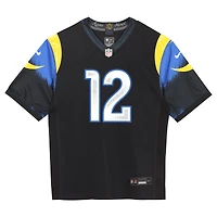 Maillot de match Nike Puka Nacua bleu nuit 2025 pour enfant d'âge préscolaire