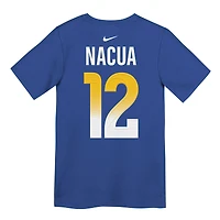 Preschool Nike Puka Nacua Royal Los Angeles Rams Player Name & Number T-Shirt