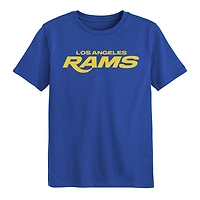 Preschool Outerstuff  Royal Los Angeles Rams Counter Run Short Sleeve T-Shirt