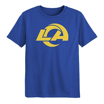Preschool Outerstuff Royal Los Angeles Rams Primary Logo Short Sleeve T-Shirt