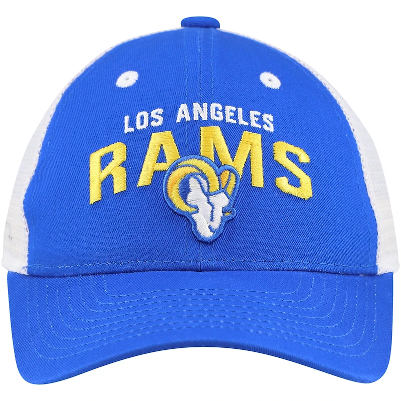 Casquette réglable préscolaire Royal Los Angeles Rams Core Lockup Trucker