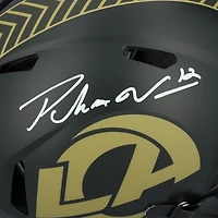 Casque Riddell Speed ​​Authentic 2025 Salute To Service, autographié par Puka Nacua des Rams de Los Angeles
