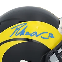 Puka Nacua Los Angeles Rams Autographed Riddell Rivalry Speed Mini Helmet