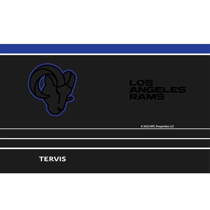 Tervis Los Angeles Rams 30oz. Gobelet de jeu de nuit avec paille