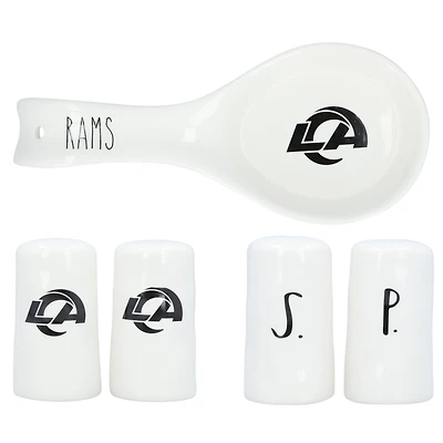 The Memory Company Los Angeles Rams Coffret cadeau de cuisine artisanale 3 pièces