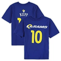 T-shirt avec nom et numéro de joueur Cooper Kupp Royal Los Angeles Rams Mainliner pour tout-petit