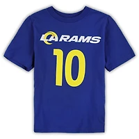 T-shirt avec nom et numéro de joueur Cooper Kupp Royal Los Angeles Rams Mainliner pour tout-petit