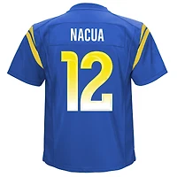 Maillot de match l'équipe Nike Puka Nacua Royal Los Angeles Rams pour tout-petit