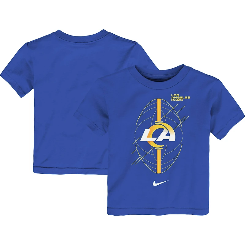 T-shirt Nike Royal Los Angeles Rams Icon pour tout-petit