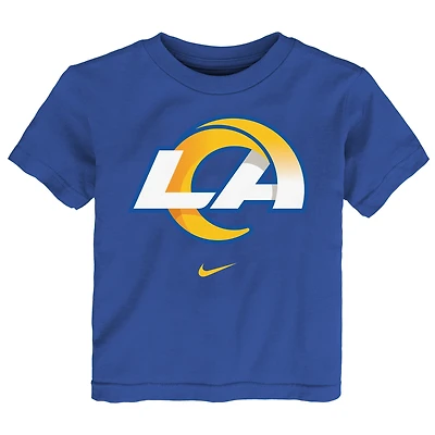 T-shirt Nike Royal Los Angeles Rams avec logo principal pour tout-petit