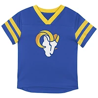 Toddler Outerstuff Royal/Gold Los Angeles Rams Red Zone V-Neck T-Shirt & Pants Set