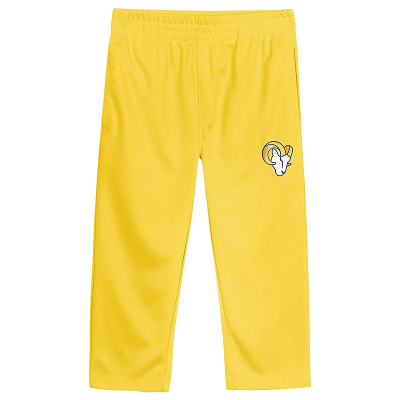 Toddler Outerstuff Royal/Gold Los Angeles Rams Red Zone V-Neck T-Shirt & Pants Set
